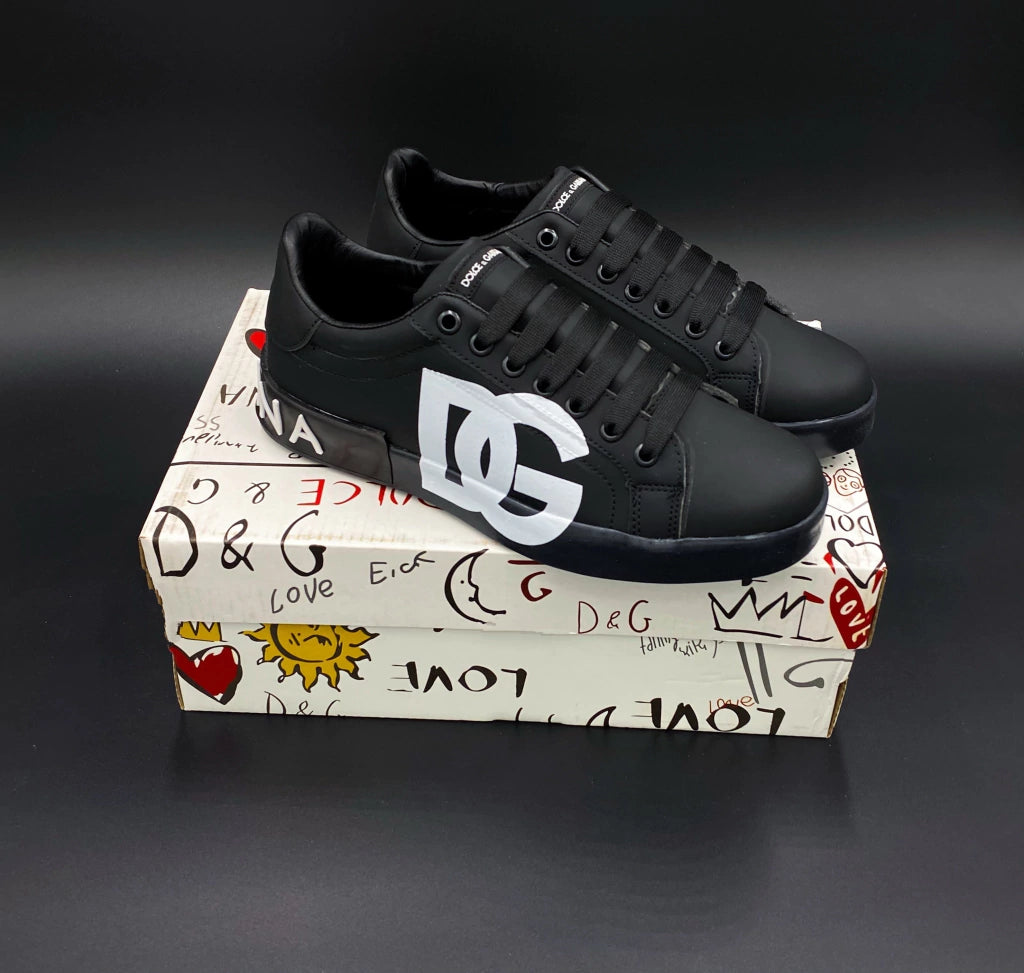 Dolce Gabbana Portofino Black Black Logo Printed
