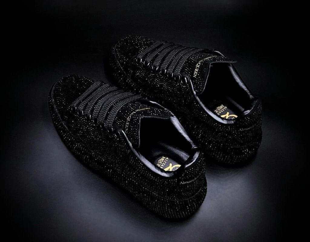 Alexander Mcqueen Negro Crystales Full