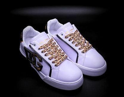 Dolce Gabbana Portofino Blanco Logo Leopardo