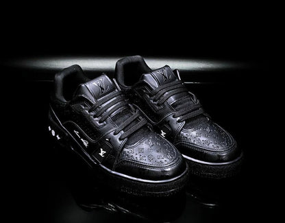 Louis Vuitton Trainer #54 Black White
