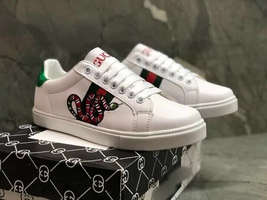 Gucci Ace Serpiente Blanco Low