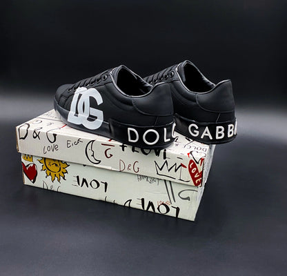Dolce Gabbana Portofino Black Black Logo Printed