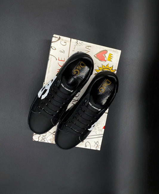 Dolce Gabbana Portofino Black Black Logo Printed