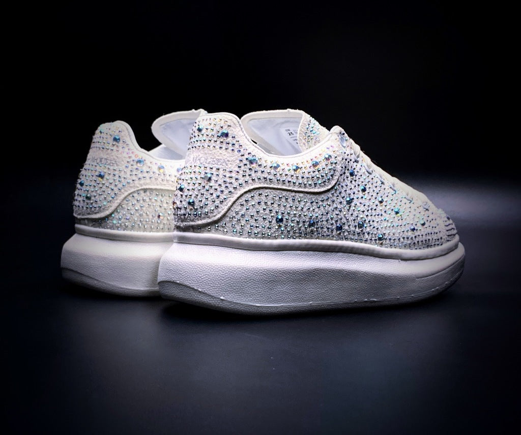 Alexander McQueen Blanco Crystales
