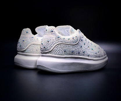 Alexander McQueen Blanco Crystales