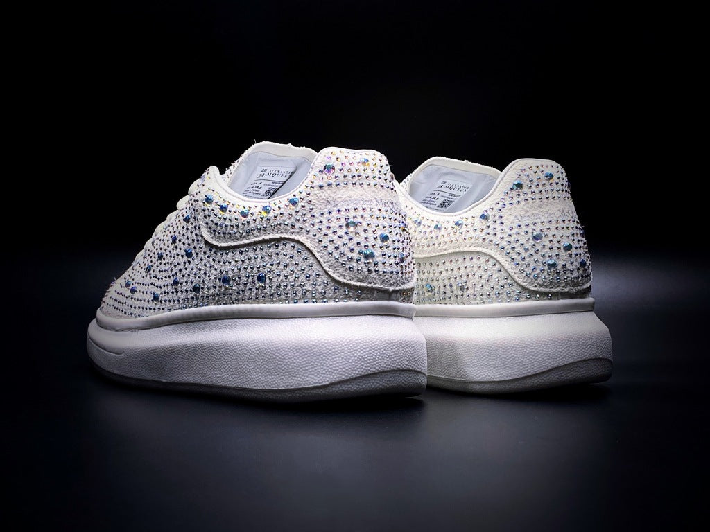 Alexander McQueen Blanco Crystales